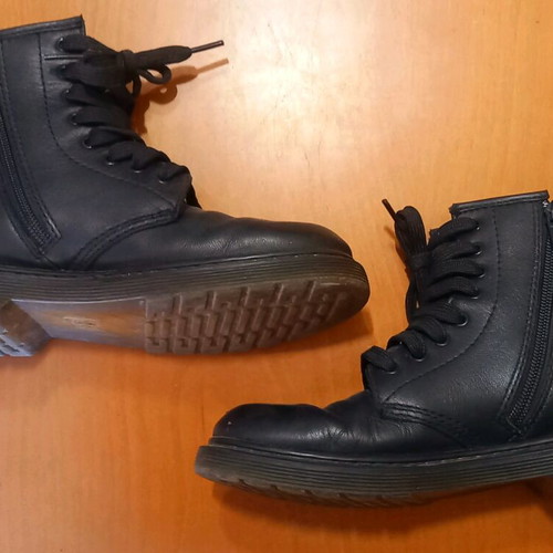 Dr. Martens boots used, size 35 EU, black
