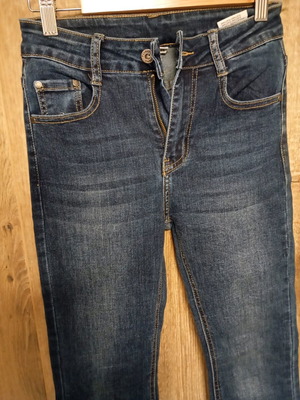 Celestino elastic jean pants new, blue, size XS
