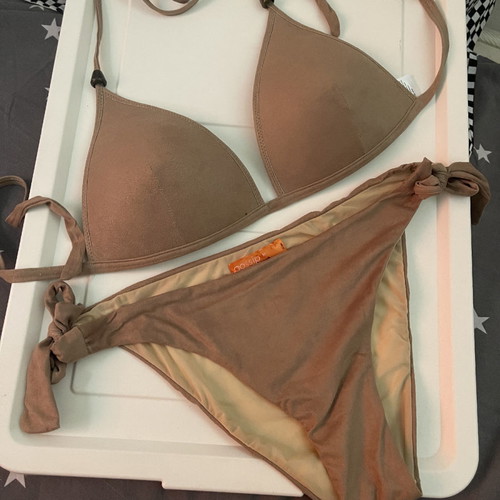 Gossip swimwear set new, brown, size M