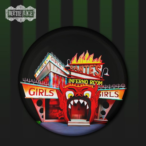 Beetlejuice pin set new, 6 pieces, 3 cm