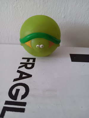 Bath toy used in turtle shape