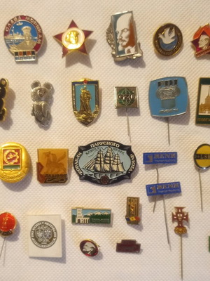 Pins pack of 34 like new, Soviet era and Eastern Bloc