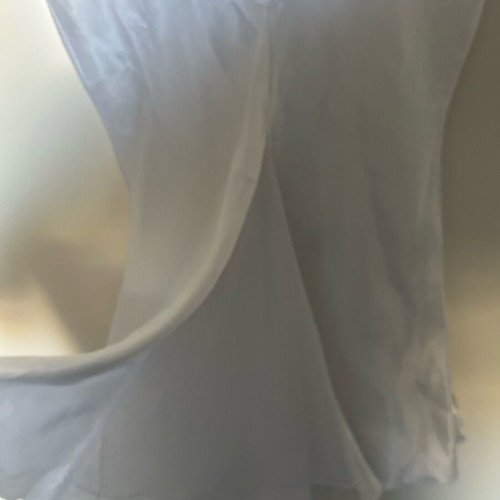 White satin nightdress like new, short, suitable for bridal wear