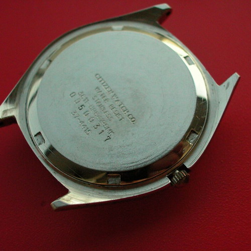 Citizen Quartz vintage watch used, silver, for repair or parts