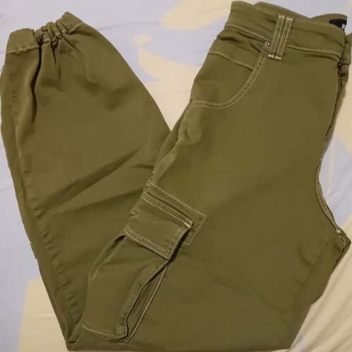 Replay women's cargo jogger pants khaki W26