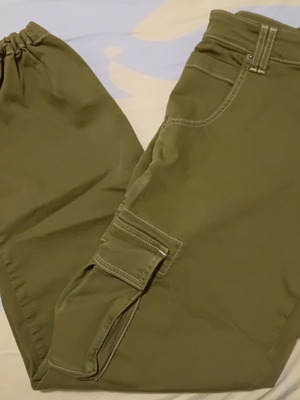 Replay women's cargo jogger pants khaki W26