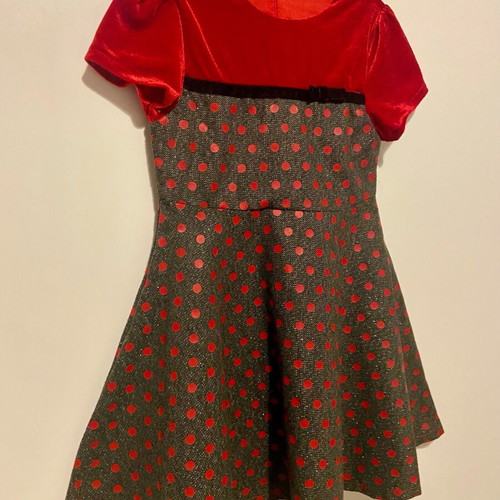 Children's dress new 116cm red and black