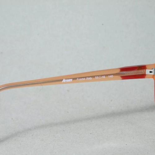 Italian Benetton women's myopia glasses used, orange