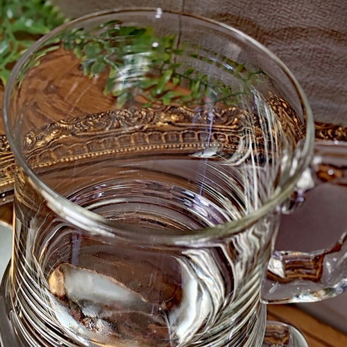 Set of 2 glass beer mugs 300 ml and 500 ml, Austria