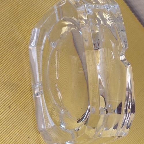 Glass Heavy Ashtray like new