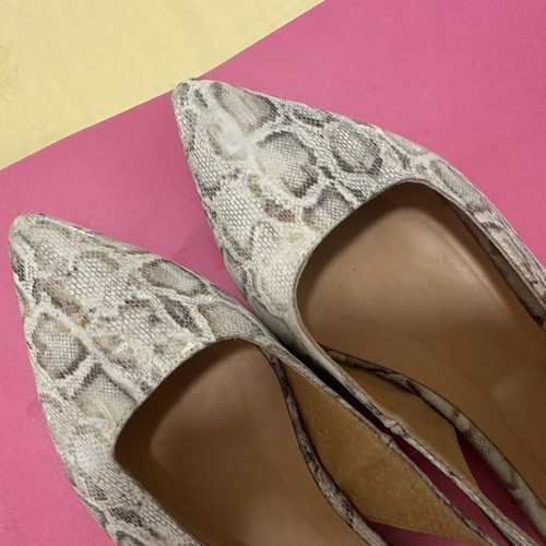 Sandalista ballerina shoes used, size 37, gray