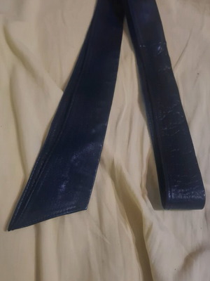 Δερματινη μαυρη ζωνη new, μέγεθος 85