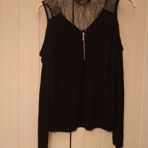 Lipsy London black top, size S / 36 / 8