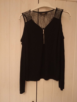 Lipsy London black top, size S / 36 / 8