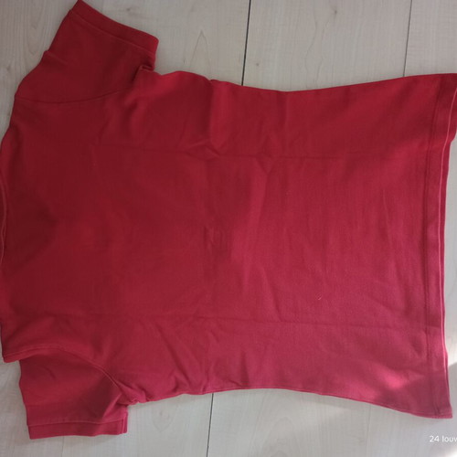 Burberry short sleeve shirt like new, red, size S