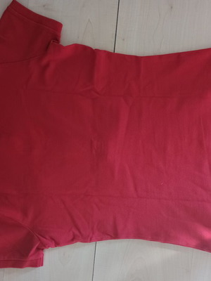 Burberry short sleeve shirt like new, red, size S