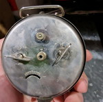 Peter wind-up table clock used, analog