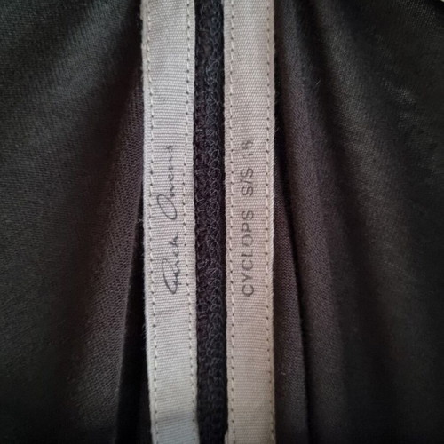 Rick Owens basic silk viscose longsleeve shirt new, size L, black