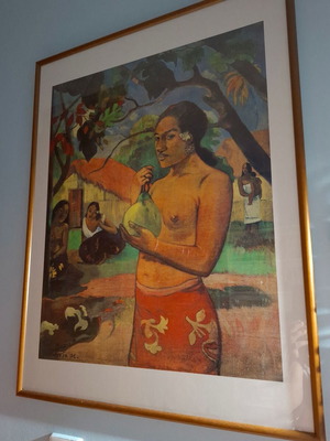 Αφίσα Paul Gauguin με ξύλινη κορνίζα σαν καινούργιο