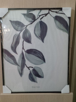 Jysk wall frame new 40x50cm with Pear Tree design