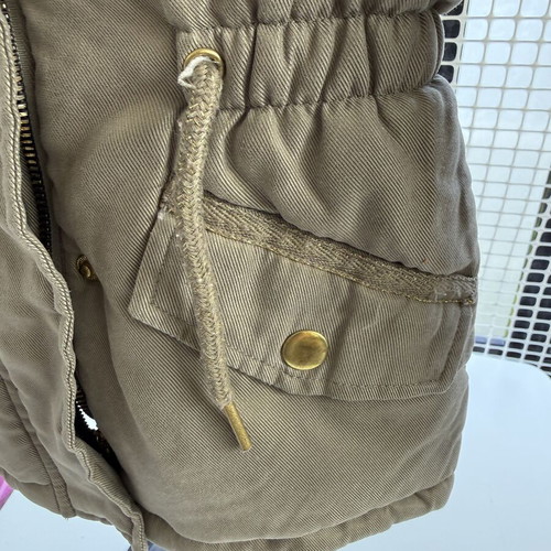 Orchestra Khaki Parka with Hood and Faux Fur for Girls, Like New
