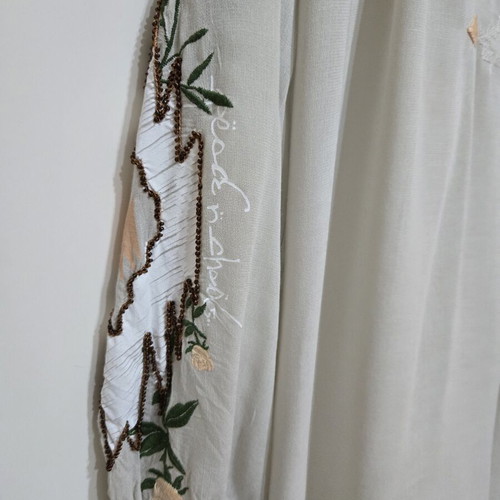 Peace and Chaos tunic like new, one size, colorful embroidery