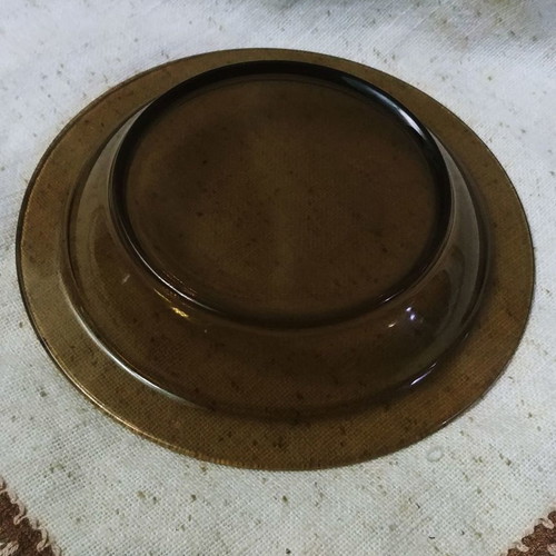 Large Vereco Creole France 60'-70' serving plate new 27.5 cm