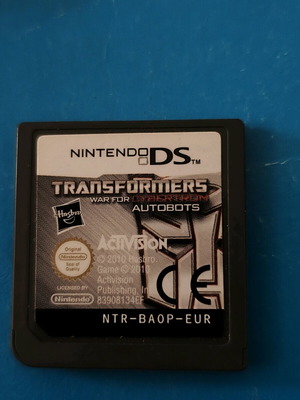 Transformers Nintendo DS game like new without box