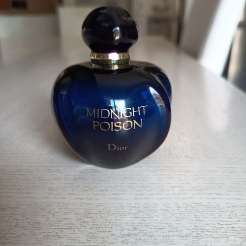 Cristian Dior Midnight Poison empty perfume bottle