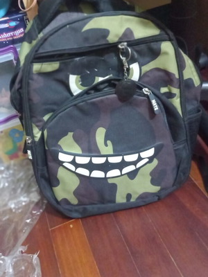 Mate school backpack with turtle print for elementary kids