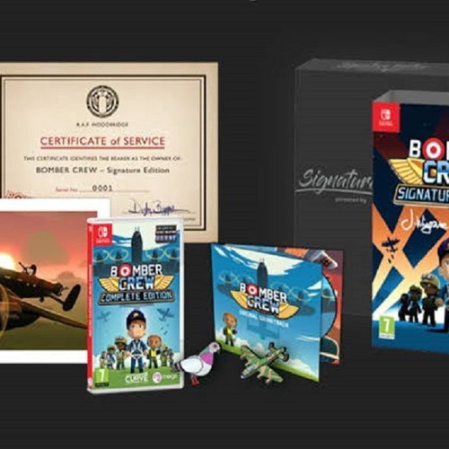 Bomber Crew Collector's Edition Signature Edition Nintendo Switch new sealed