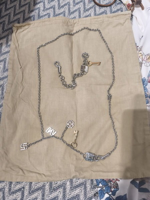 Miss Sixty necklace with bracelet like new, gold and silver