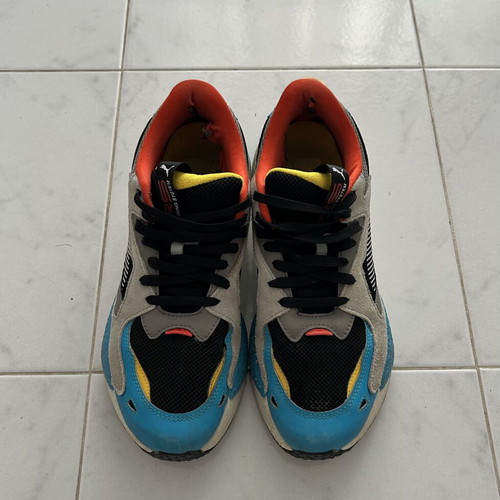 Puma RS Hawaiian Ocean Black sneakers size 44.5 used, inner wear
