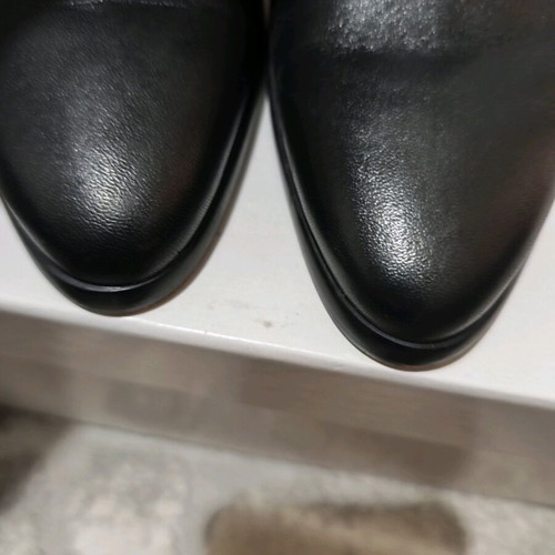 Guess leather ankle boots new black size 38