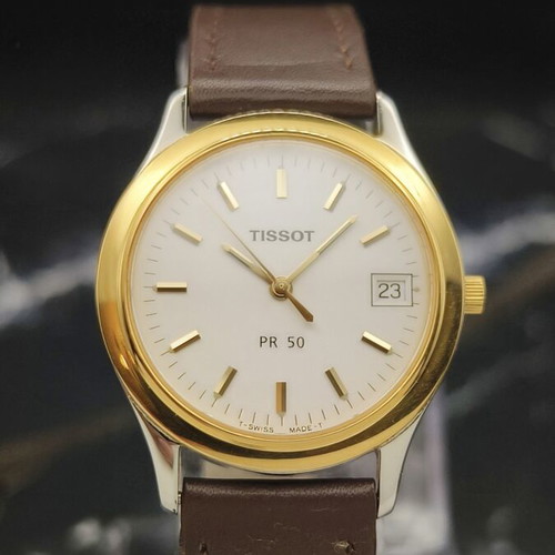Tissot PR 50 Two-Tone Swiss Quartz watch