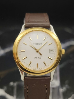 Tissot PR 50 Two-Tone Swiss Quartz watch