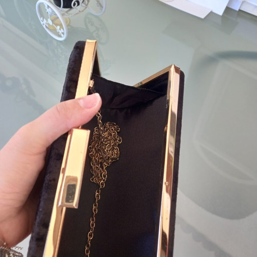 Φάκελος βελούτε σαν καινούργιος, μαύρος