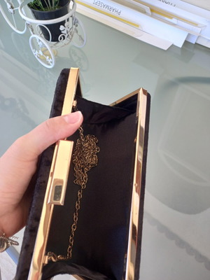 Φάκελος βελούτε σαν καινούργιος, μαύρος