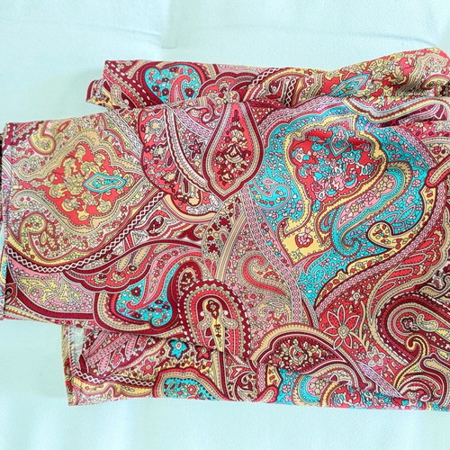 A-Style airy skirt with floral patterns, like new, adjustable tie