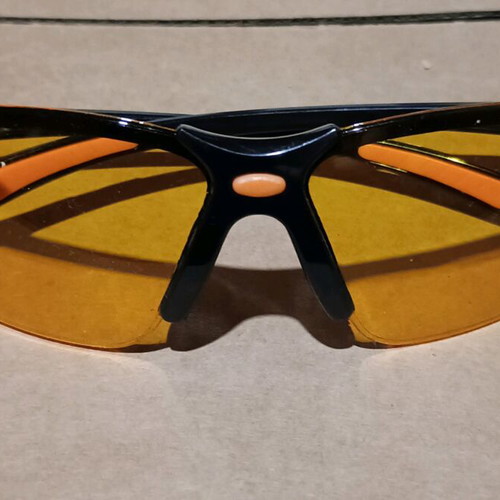 Work glasses yellow color new
