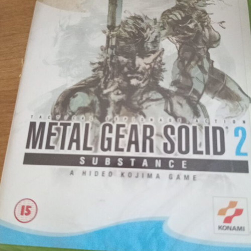 Metal Gear Solid 2 Substance sealed Xbox original action game