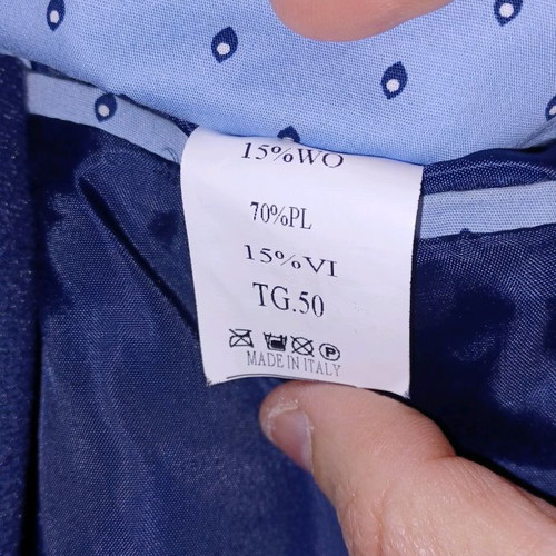 Prince Oliver jacket used, men's blue size 50