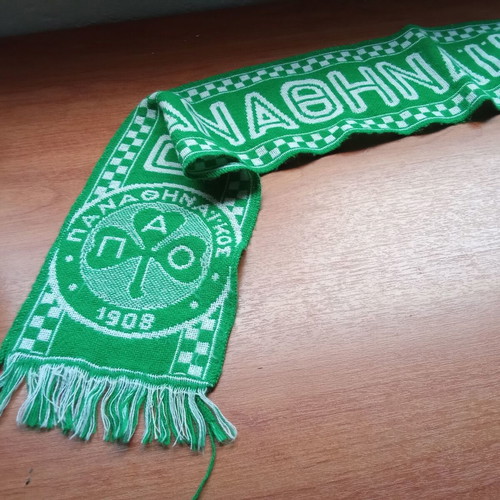 Panathinaikos scarf 1990s used, rare collectible
