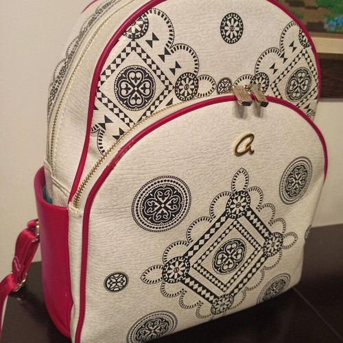 Axel large backpack like new with Pyrgi Chios designs