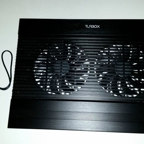 Dual 140mm Notebook Cooler 17'' like new, black