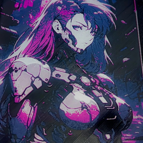Cyber Girl Phantasy Hueforge plastic decoration new