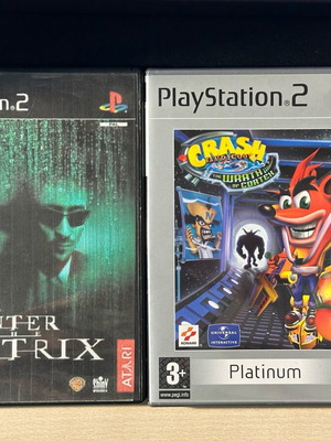 PlayStation 2 games like new: Enter The Matrix, Crash Bandicoot, GTA San Andreas