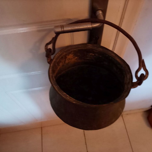 Antique copper brakati used for cooking 1850-1890