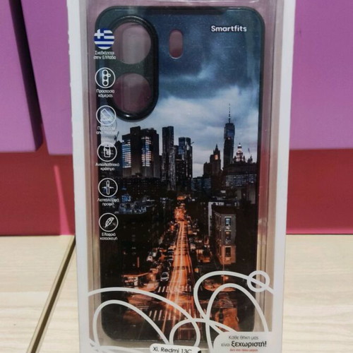 Xiaomi Redmi 13c Smartfits case new with illuminated city design