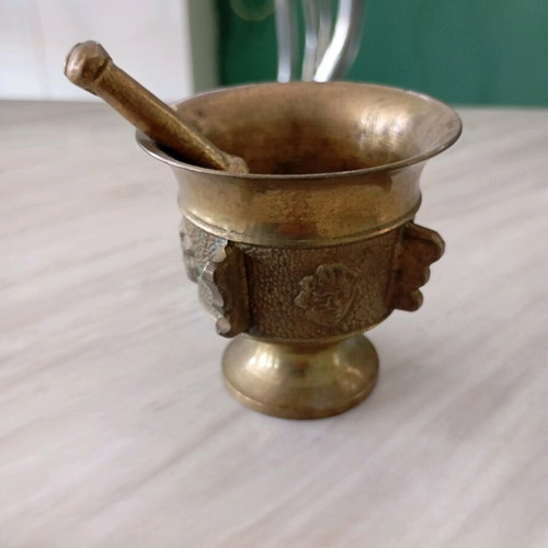 Bronze mortar used small 5 cm
